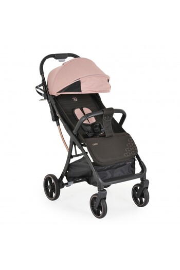 Moni Cardi Pink children's sports stroller from birth to 22kg, adjustable backrest, hood with plastic