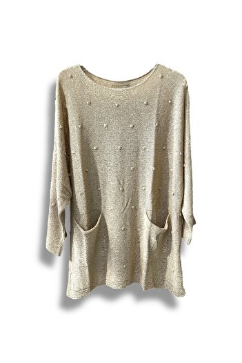 SUMEF Mercerized Knitwear Γυναικείο Oversize Τουνίκ - Μέγεθος 38-52 Ταιριάζει στάνταρ μέγεθος