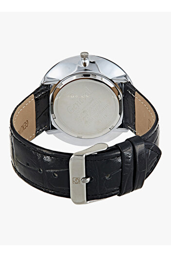 GENEVAL Men's Water Resistant Leather Strap Analog Wrist Watch GL1713WWB - 45 mm