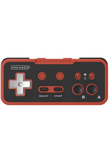 Retro Gamepad wireless Retro-Bit, 2.4GHz, classic design, USB adapter, NES adapter, black