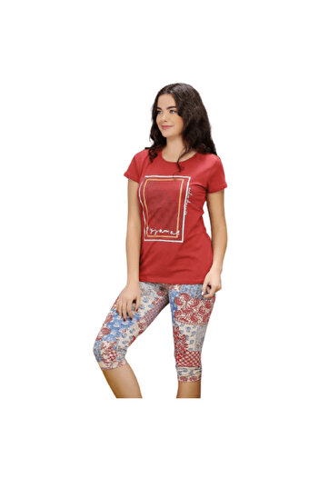 Generic Women's Cotton Bermuda Pajamas - PJ 592