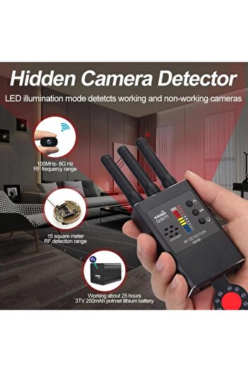 OEM Professional GSM, Bluetooth and WiFi Spy Device Detector, TSS-G638