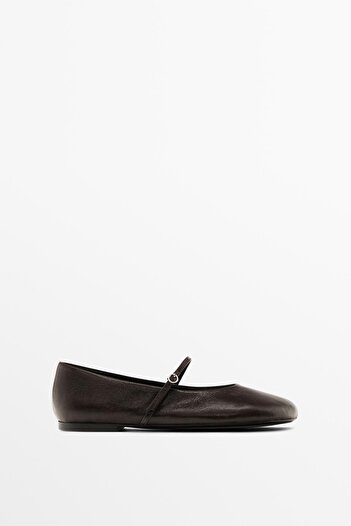 Massimo Dutti Tokalı yumuşak babet