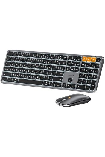 ProtoArc Backlit Bluetooth Keyboard and Mouse for Mac, KM100-A