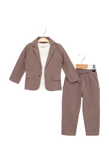 Buqete T-Shirt Relaxed Jacket Set