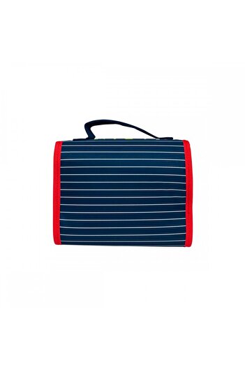 Milan Equipped Drawing Bag Flowers, Color Blue/Red, Material Polyester, 38 pcs