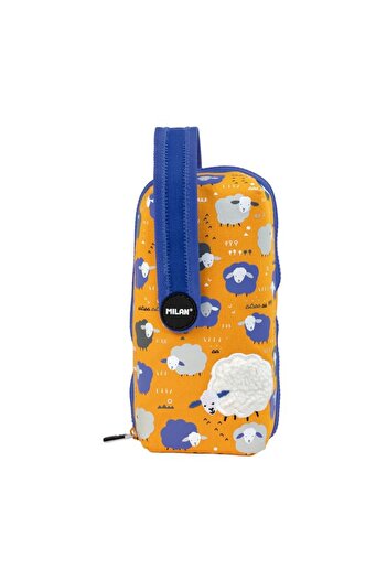 Milan Equipped Drawing Bag Sheep, Color Multicolor, Material Polyester, Size 22.5x11.5x11 cm, 31 pcs