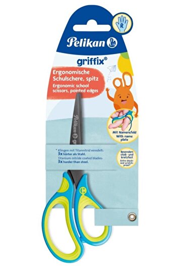 Pelikan Griffix scissors for right-handed people, plastic handle