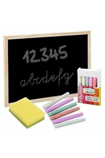 CREATIVE Set tabla de scris cu creta Kids 14 piese