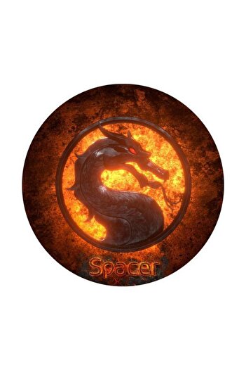 Spacer Covoraș pentru scaun de gaming SPFP-DRAGON-120, protecție pentru podea, cauciuc și material textil, 1200 x 3 mm,