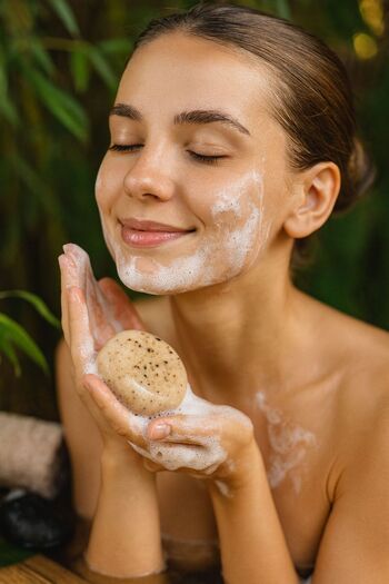 Anicca Natural Handmade Carob Soap – Super Food for Skin, Moisturizing & Nourishing Care, 60 Gr