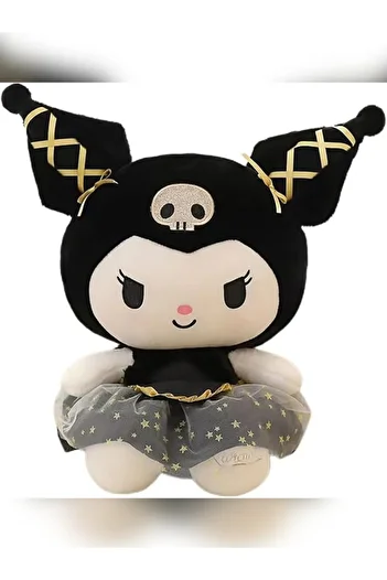 TIGOES Kuromi Black & Gold Series Plush Toy 35 cm