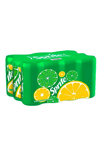Sprite Regular, Lemon Lime Flavored, Carbonated Soft Drink, Can 150ml, pack of 12
