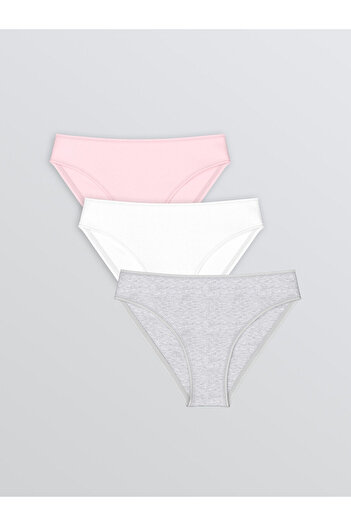 LC Waikiki Chiloți bikini uni pachet de 3