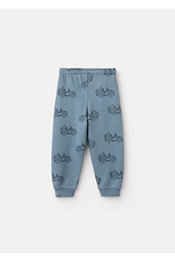 MANGO Baby Desenli pamuklu jogger pantolon