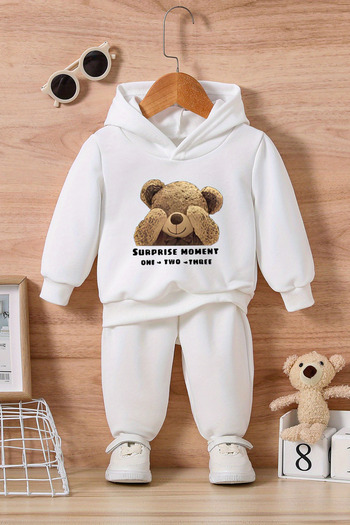 ADABEBEK Premium Playful Bear Printed Bottom Top Baby Set 24308
