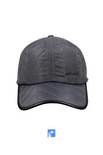 Kardelen Butik Denizli 70% Acrylic, 30% Cotton, Soft Fleece Lined, Ear Flap, Waterproof Hat (Quilted)