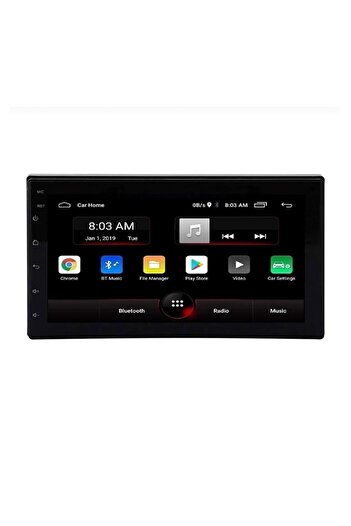 Navigold KL-938 gb Ram 64gb Hafıza ince kasaAndroid Multimedya Car Playli Double Teyp 7inç Youtube Navi