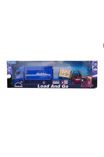 SPOR35 Kids' toys man blue truck and forklift girl boy children's toy educational toys