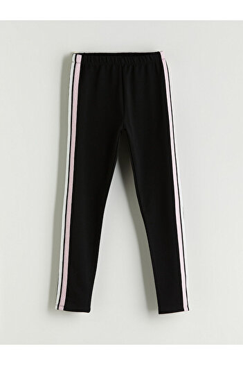LC Waikiki Girl's Long Tights with Elastic Waist