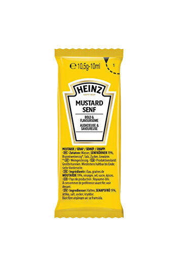 Heinz single-serving mustard, 200 x 10 ml