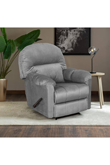 Lazy Vibes Recliner Chair Sky, Rocking, Velvet