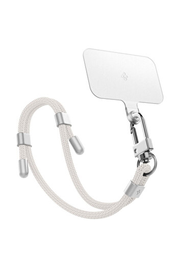 Spigen Snur, lanyard pentru telefon Spigen, universal, alb