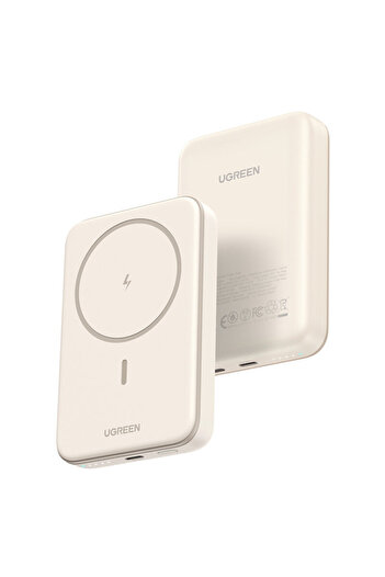 Ugreen Baterie externa MagSafe wireless 10000mAh Ugreen, bej