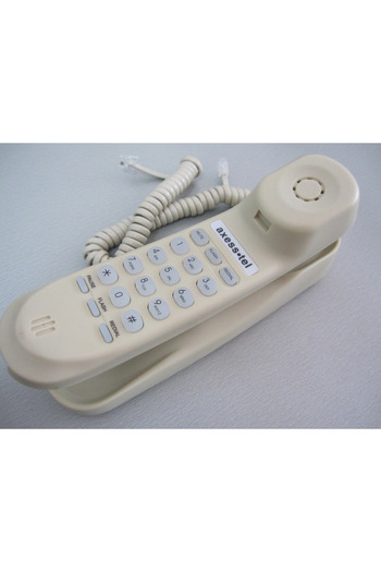 Poro Wired Landline Phone 121, Wall or Desk Mountable