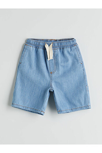 LC Waikiki Elastic Waist Boy Jean Shorts