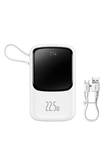 Baseus External Battery, Power Bank 10000mAh Baseus, 22.5W, PPQD020102