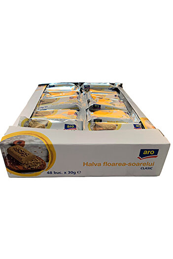 Aro Classic Sunflower Halva 48 pcs x 30 g, Aro, 1.44 kg