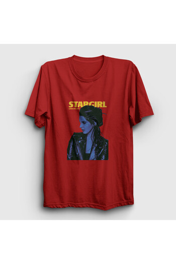 Presmono Unisex Red Stargirl Weeknd Lana Del Rey T-Shirt 574611Tt