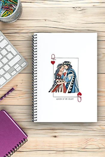 Yıldızistan A5 Cardboard Cover Spiral Bound 96 Pages Special Collection Juliet Series, High Quality Printing