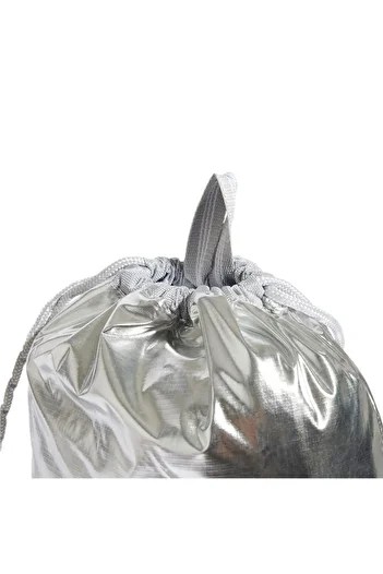 adidas Geantă de mână cu accesorii argintie GYMSACK JN6950