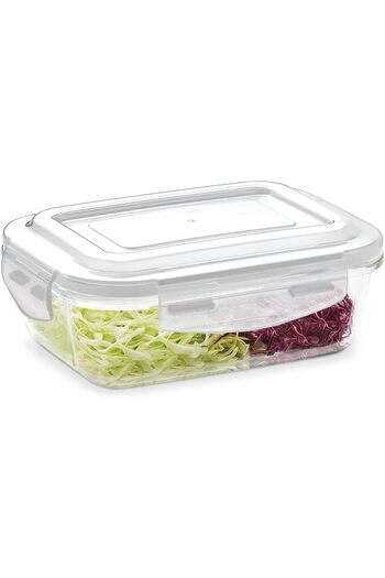 erorex Klip N Store Rectangular Glass Storage Container Air Tight Lid Food Storage Container Microwave
