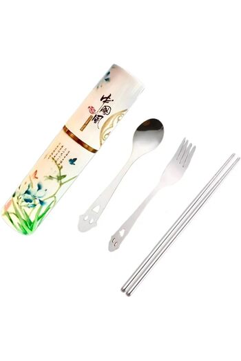 erorex Modern Silverware Tableware Set 3 Pieces High Quality 18/10 Stainless Steel Mirror Polishing Service