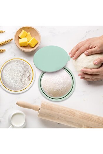 erorex 4Pcs Pizza Dough Proofing Box Stackable Silicone Pizza Storage Containers Lids, Small Bread Baking