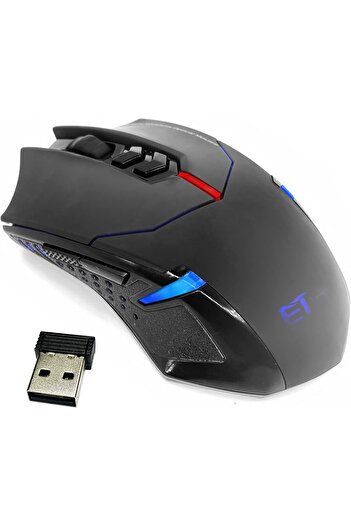 erorex Sky Touch Wireless Gaming Mouse Unique Silent Click Ergonomic Grips 2400 Dpi 2 Programmable Side