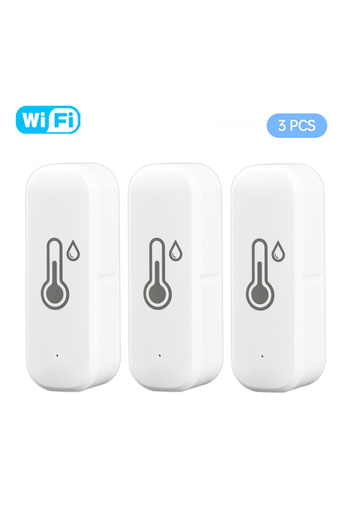 choice2 Wifi-3Pcs Tuya Zigbee/Wifi Smart Temperature And Humidity Sensor Battery Powered Thermometer APP Sma