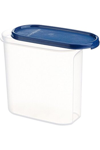 erorex 1.7 Litres Oval Modular Multi Purpose Plastic Containers With Lid For Kitchen Storage |