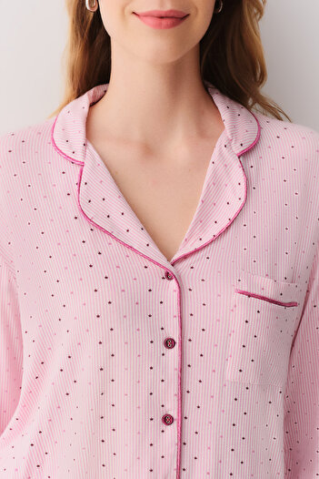 SUWEN Shiny Maskülen Pijama Takımı