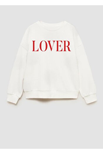 Monila Girl's Printed 3 Thread Fabric Cotton Sweatshirt