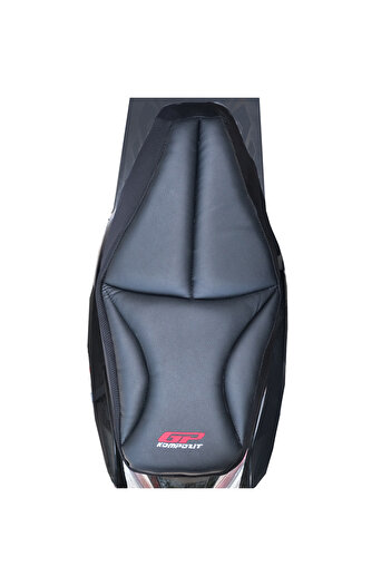 GP KOMPOZİT Gp Kompozit for Honda Activa 2023-2025 Compatible Mesh Motorcycle Comfort Saddle Cover Black