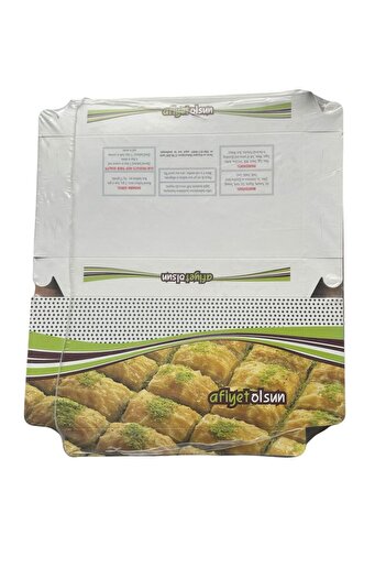 Home Baklava Box 500 Gr Package 100 Pieces