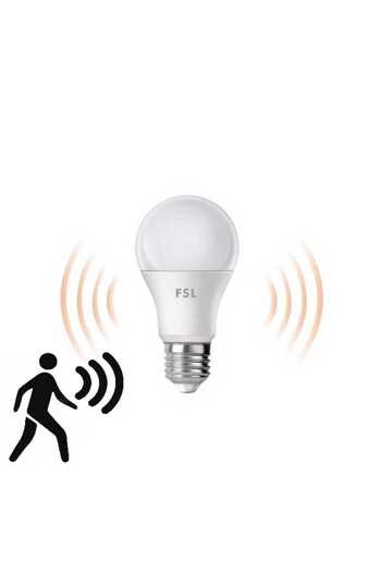 LightPlanet LED Radar Bulb With Motion Sensor 10w E27 6500K
