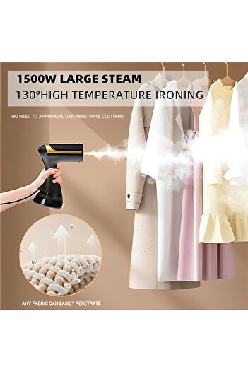 COOYA 1500W Portable Handheld Clothes Steamer, 20s Fast Heat-Up, 300ML, Wrinkle Remover for Home,Office