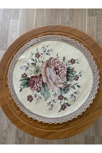 MYHOMEGOBLEN Tapestry Coffee Table Cover 30Xround-6Pcs