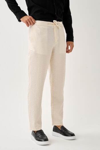 ALEXANDERGARDI Smart Casual Textured Trousers