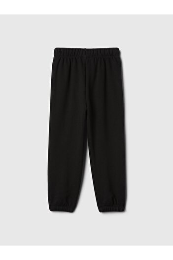 GAP Erkek Bebek Siyah Logo Fleece Jogger Eşofman Altı